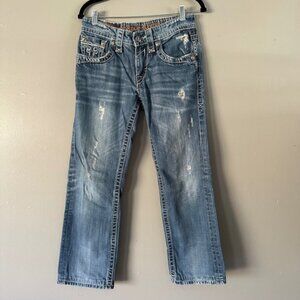 Rock Revival Sebastian‎ Straight Jeans | Meidium Wash